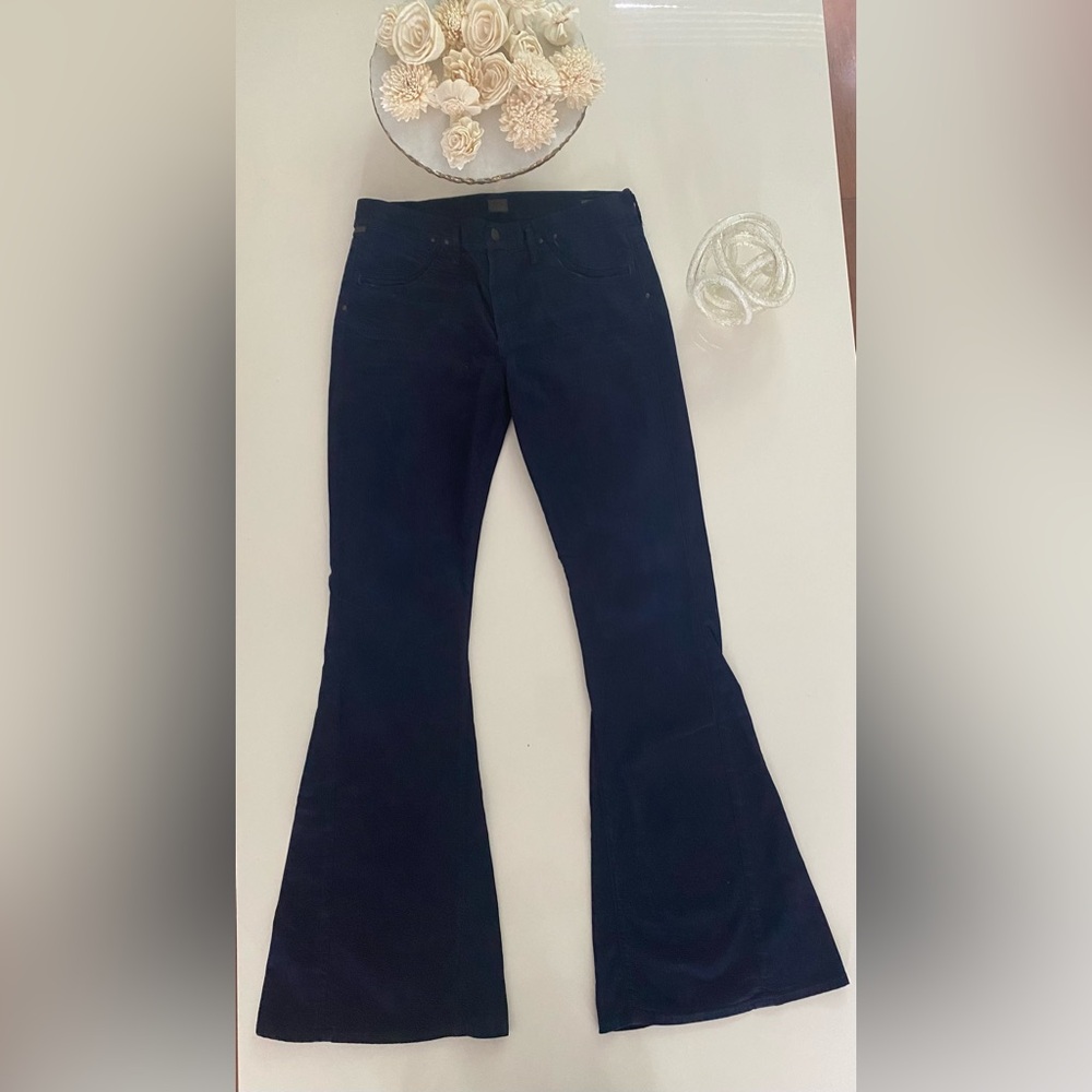 Citizen of Humanity Dark Blue Flared Jeans